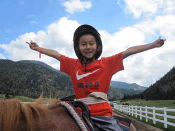 horseback riding camp photo